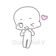 立ち絵のかわいいポーズ