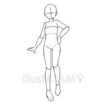 立ち絵のトレス素材