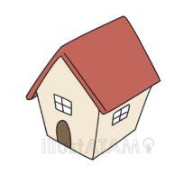 立体感のある構図（家）