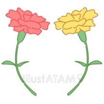 簡単なかわいいカーネーション