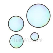 簡単なかわいいシャボン玉（単体）