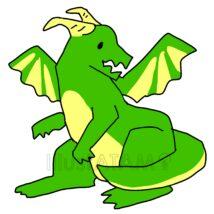 簡単なかわいいドラゴン