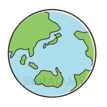 簡単なかわいい地球