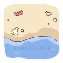 簡単なかわいい海