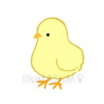 簡単なひよこ,ひよこ,動物,簡単なひよこ,鳥のイラスト素材
