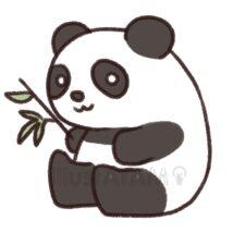 簡単なゆるいパンダ