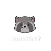 簡単なアライグマ