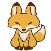 簡単なキツネ（正面）