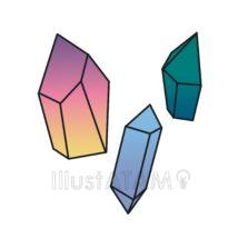 簡単なクリスタル（3色）