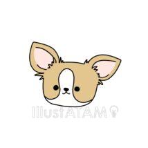 簡単なチワワ（ベージュ色）