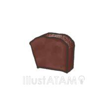 簡単なパウンドケーキ（チョコ・1切れ）