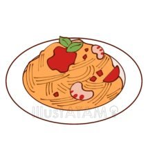 簡単なパスタ（ナポリタン）