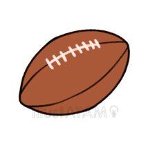 簡単なラグビーボール