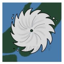簡単な台風の目