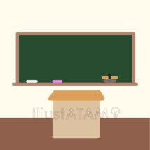 簡単な小学校の教室