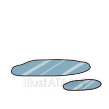 簡単な水たまり（晴れ）