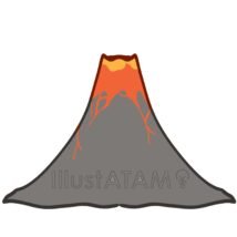 簡単な火山