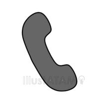 簡単な電話,アイコン,電話のイラスト素材