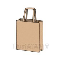 紙袋,紙,買い物,資材のイラスト素材