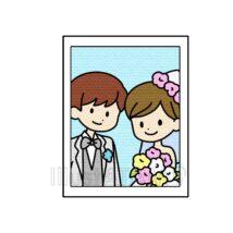 結婚式の似顔絵