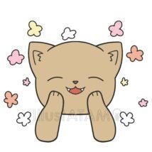 ほっこりする猫