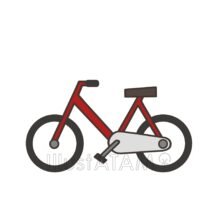 自転車（赤色）