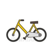自転車（黄色）