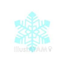 華やかな雪の結晶