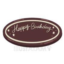 誕生日のチョコプレート