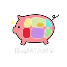 豚肉の部位,豚,豚肉のイラスト素材