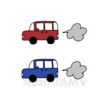 車の排気ガス