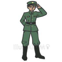 軍服の男