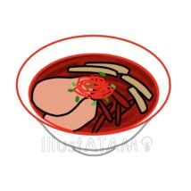 辛いラーメン
