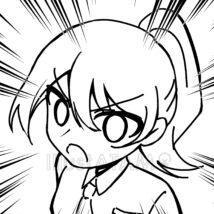 迫力のある女の子