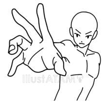 迫力のある構図（手）