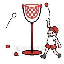 運動会の玉入れ