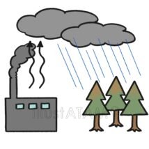 酸性雨の仕組み