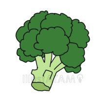 野菜（ブロッコリー）,ブロッコリー,野菜のイラスト素材