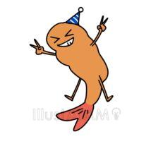 面白いエビフライ