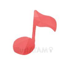 音符（赤色）