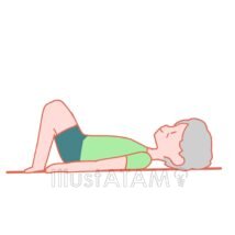 高齢者の筋トレメニュー,ストレッチ,健康,筋トレ,高齢者のイラスト素材