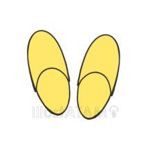 黄色いスリッパ