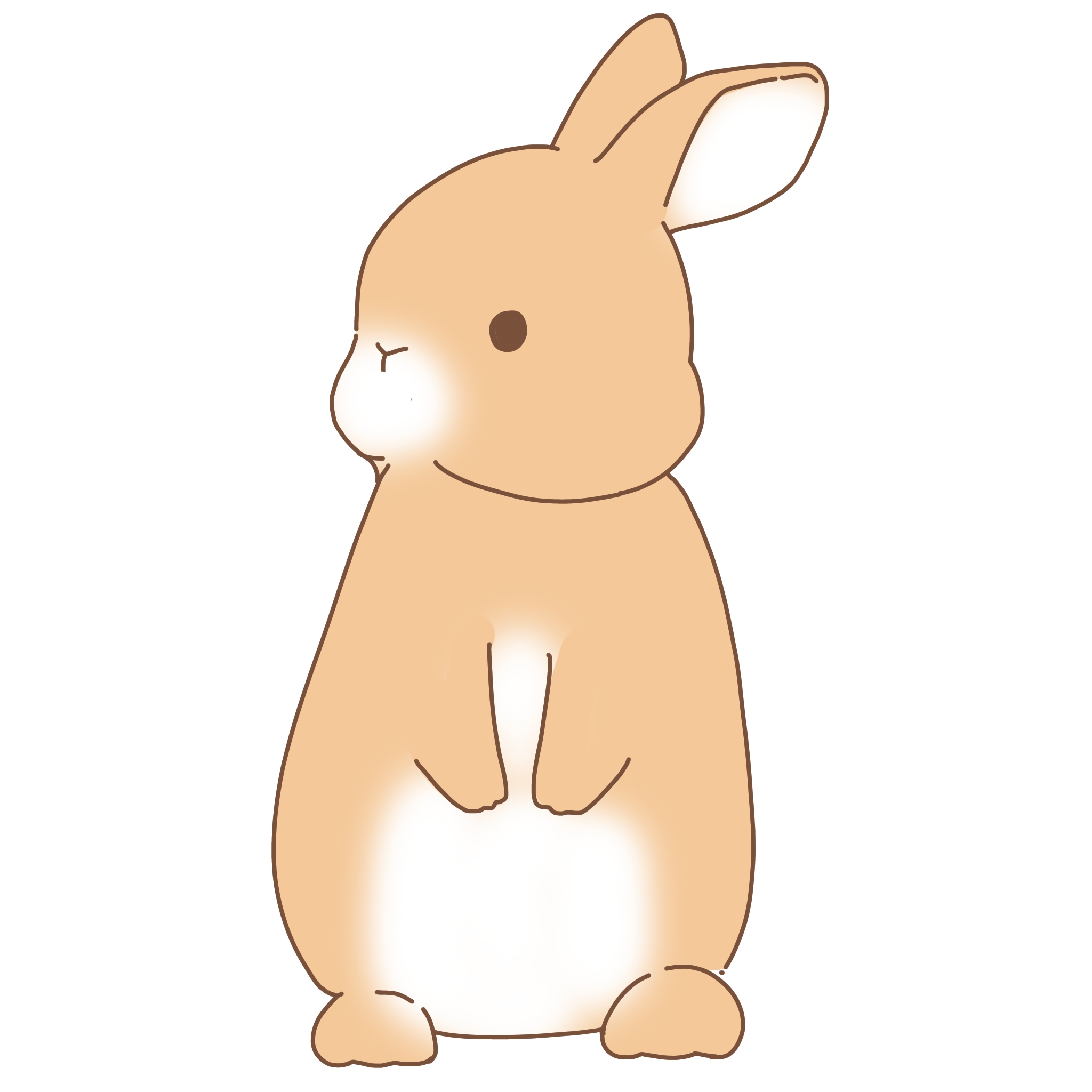 うさぎ かわいい イラスト