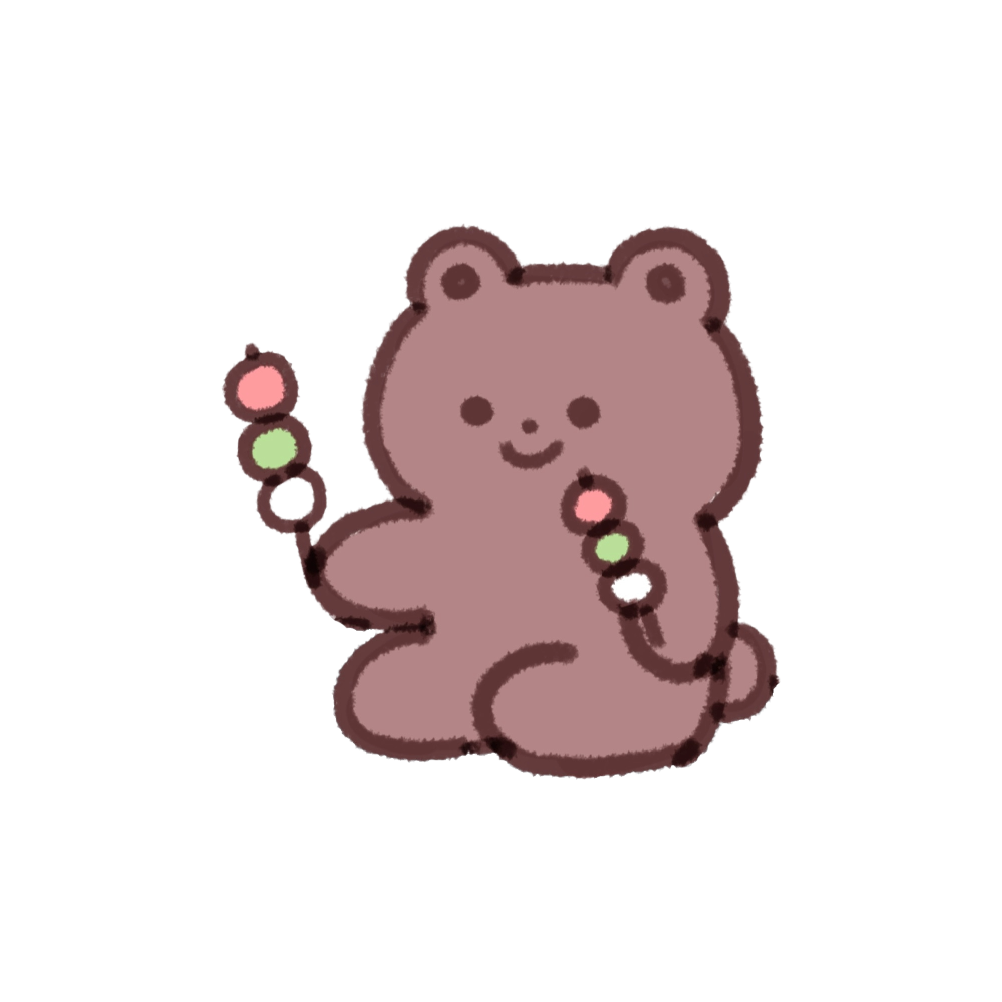 くま イラスト ゆるい