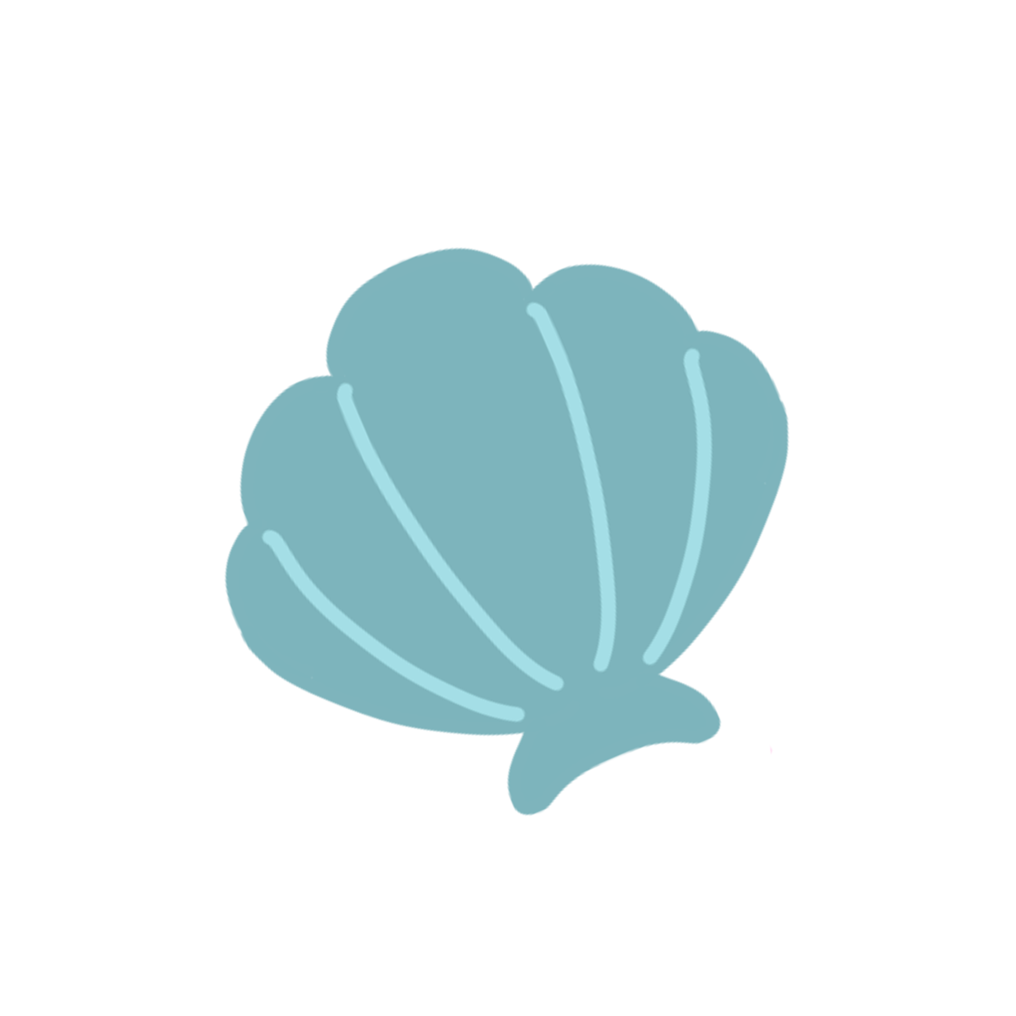 貝殻 イラスト 簡単
