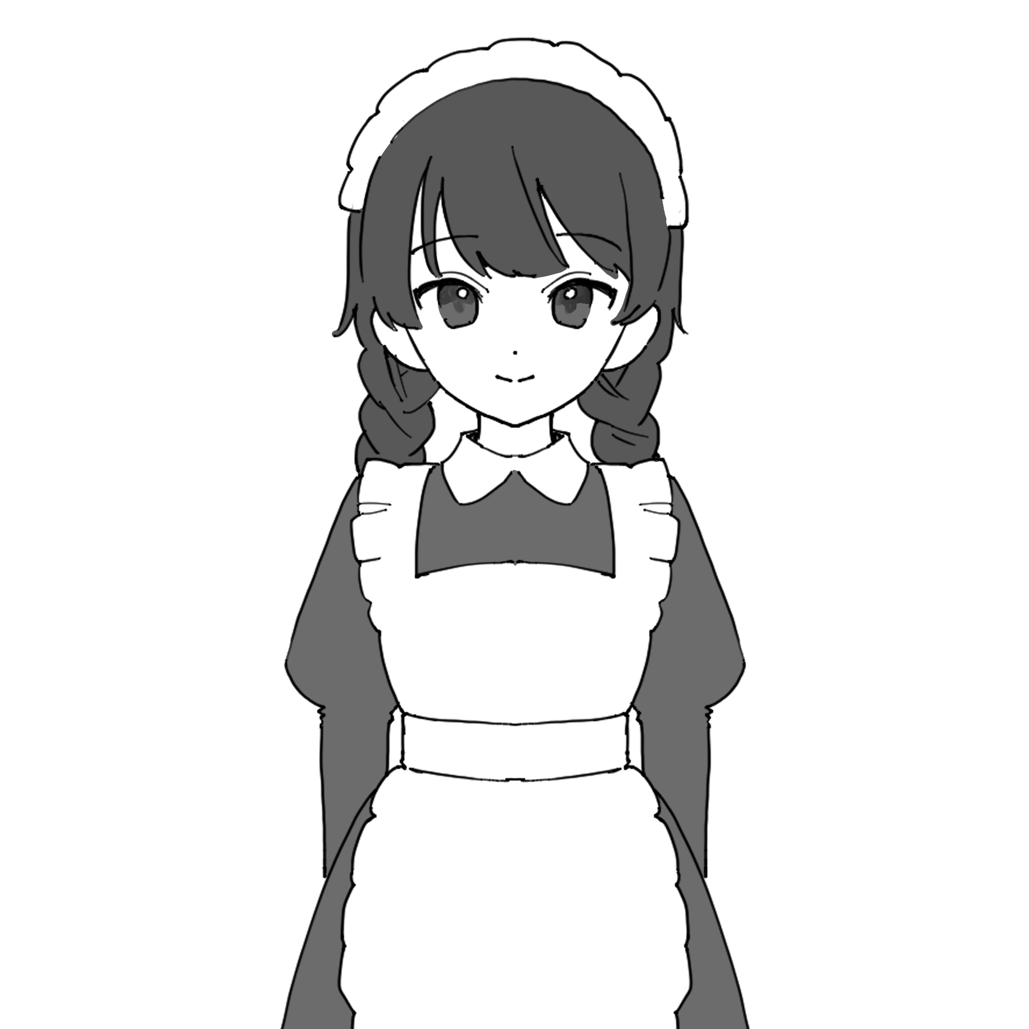 メイドのイラスト素材 - イラスト素材を無料でダウンロード 無料イラスト素材アタム