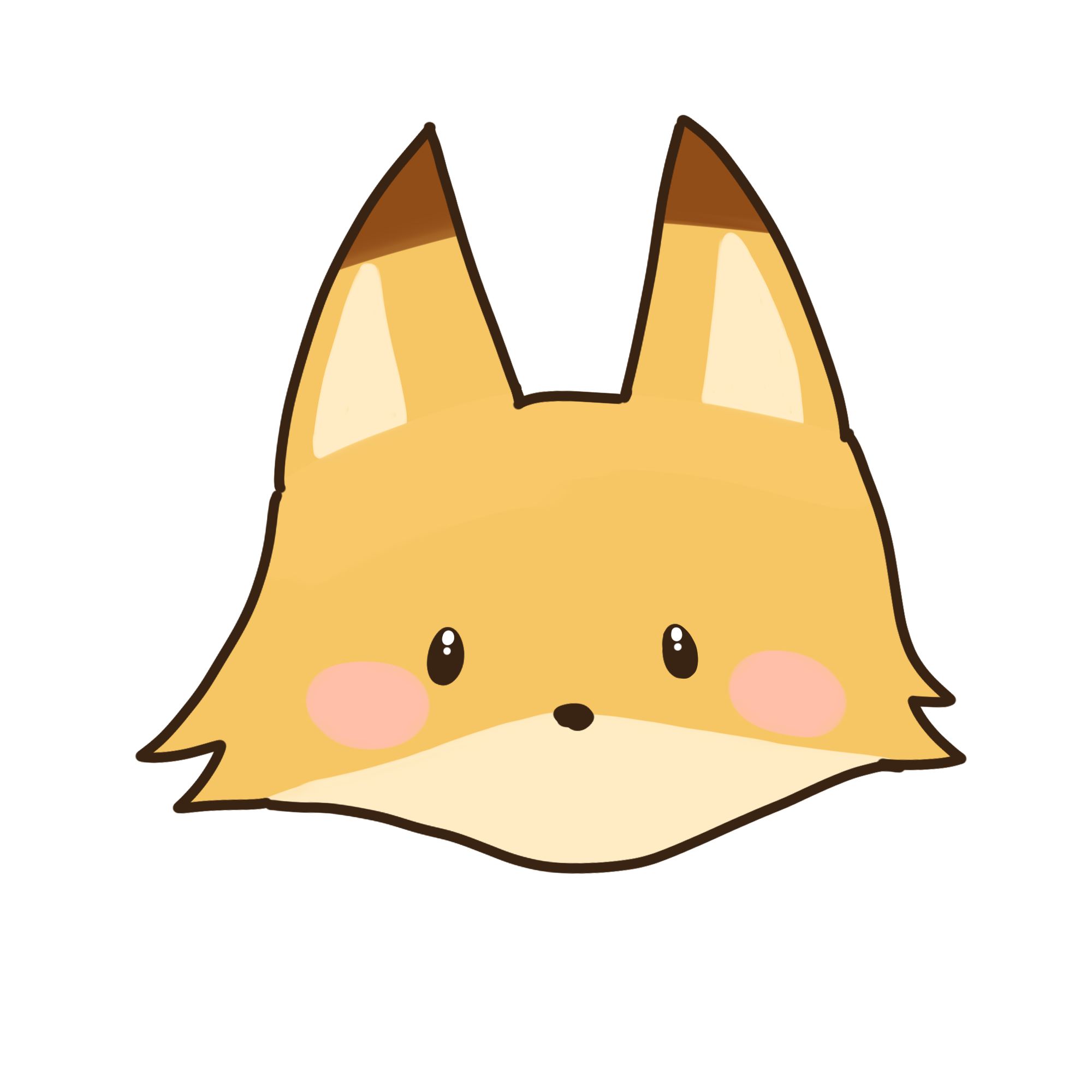 きつね イラスト かわいい