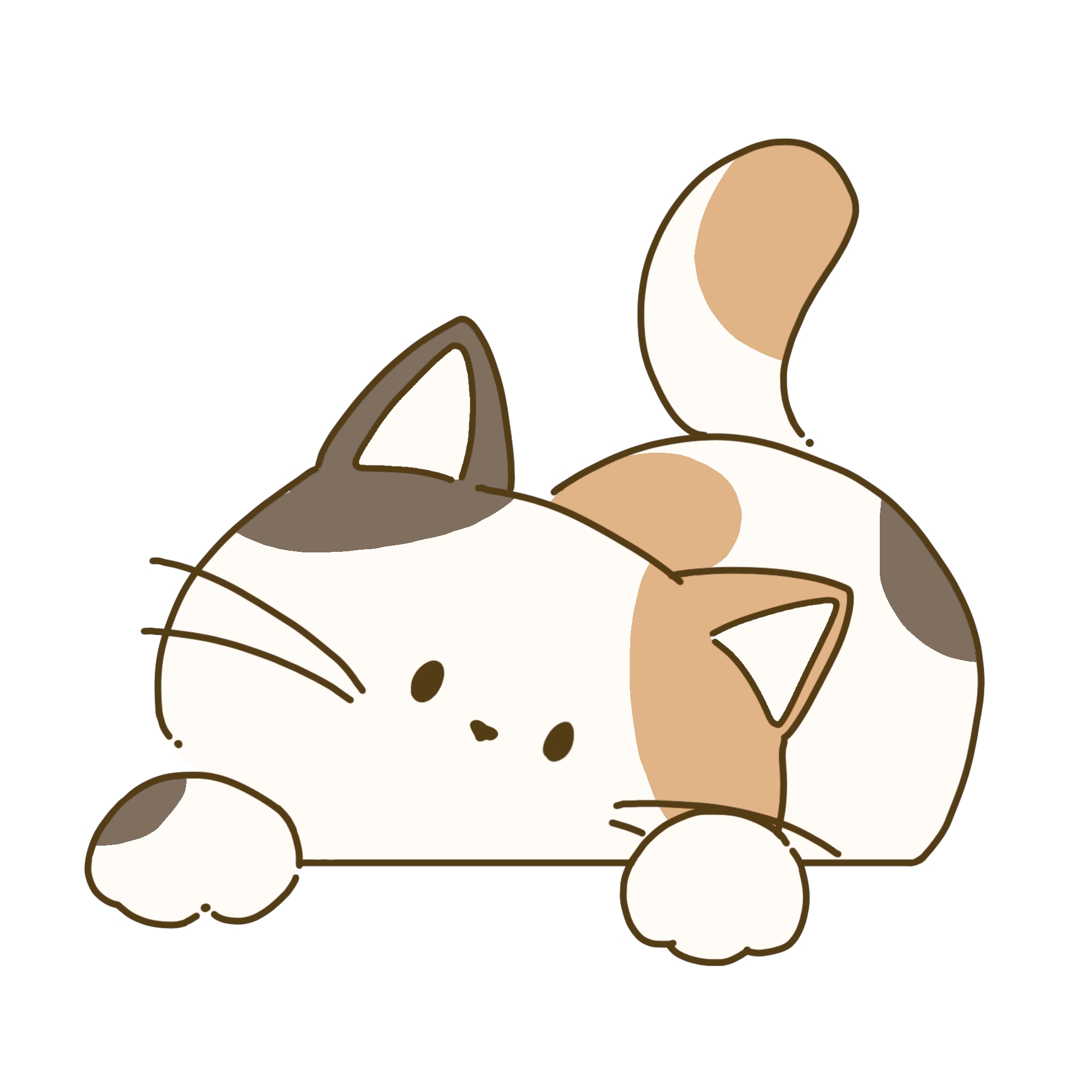 かわいい猫のイラスト素材 - フリーイラスト素材配布サイトIllustATAM
