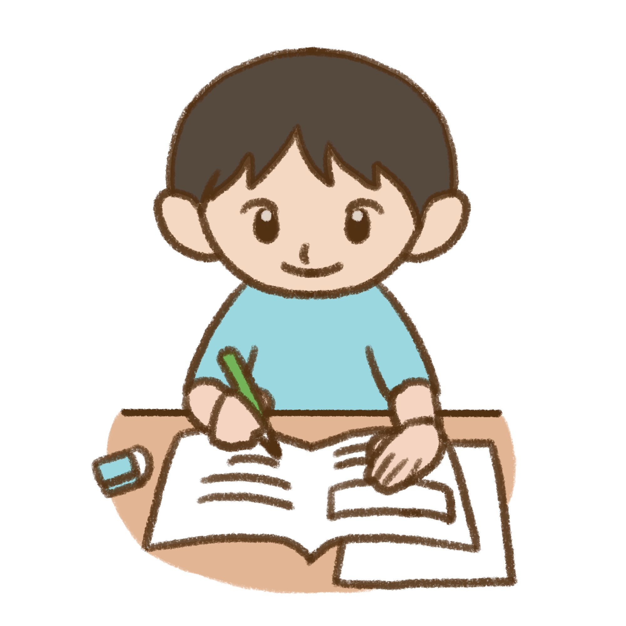 宿題のイラスト素材 - イラスト素材を無料でダウンロード 無料イラスト素材アタム