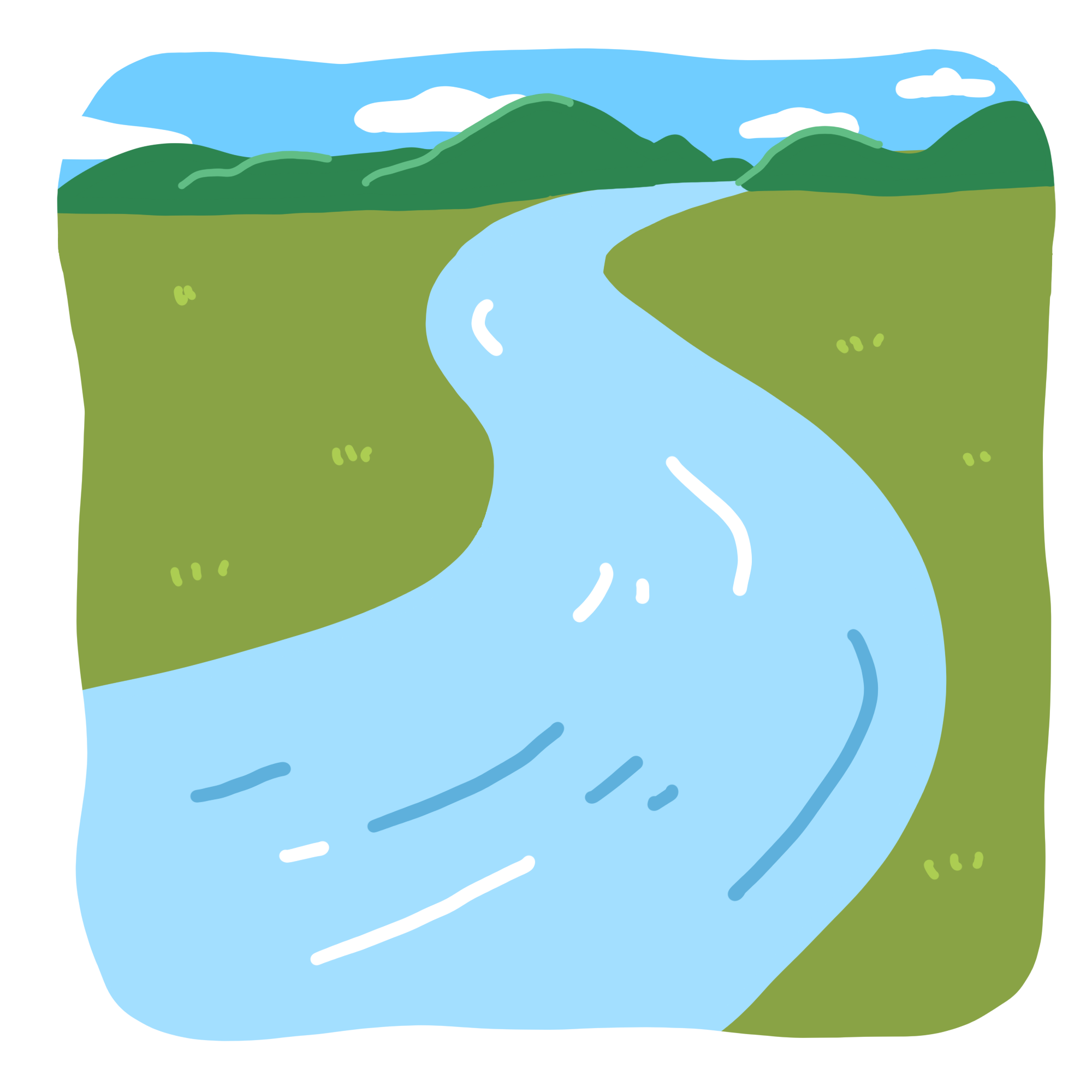 川で水切りイラスト – 水切り 人がいない場所 – 川 水中のストックイラスト素材 – YROVS